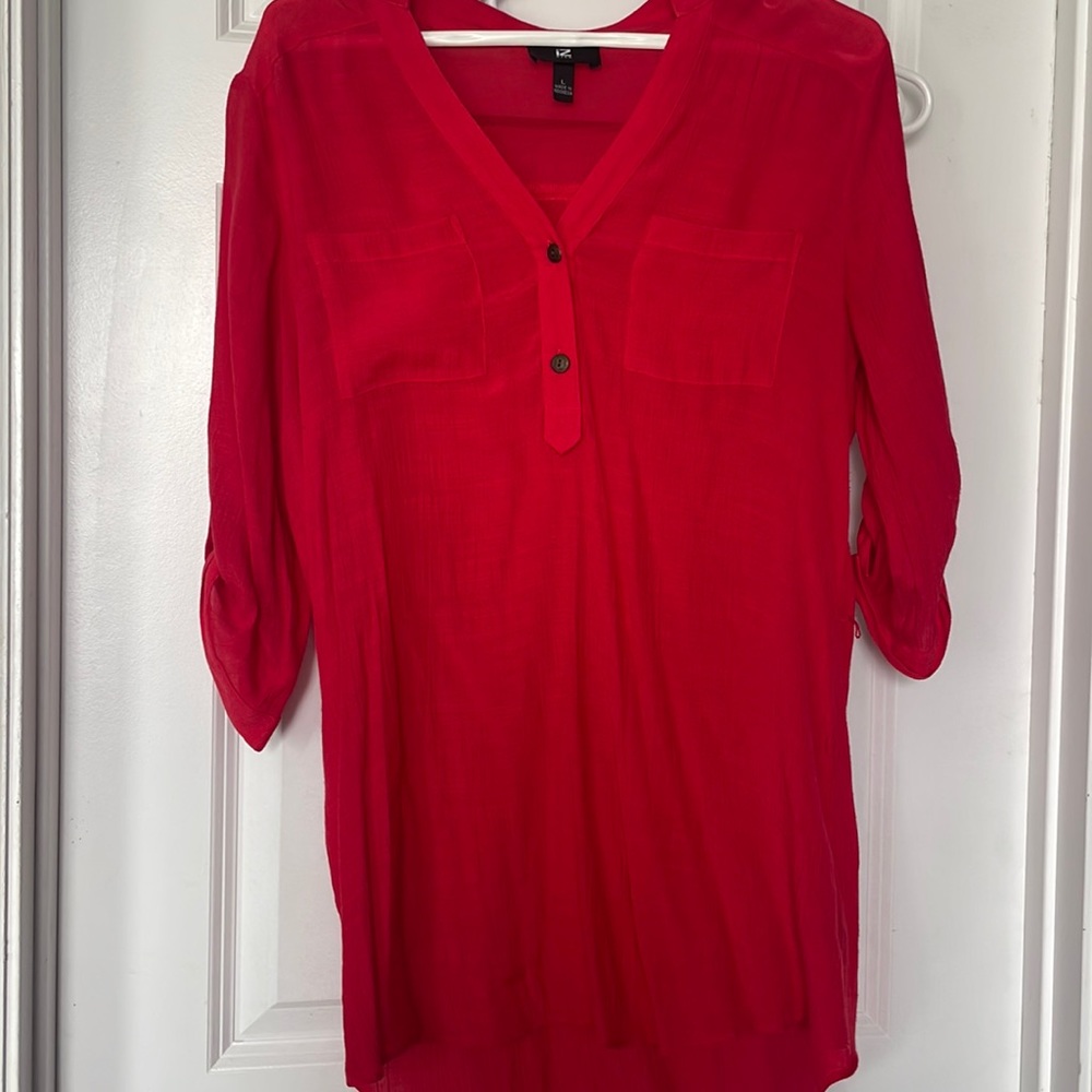 Red tunic - missing belt & one button but there are extra buttons included